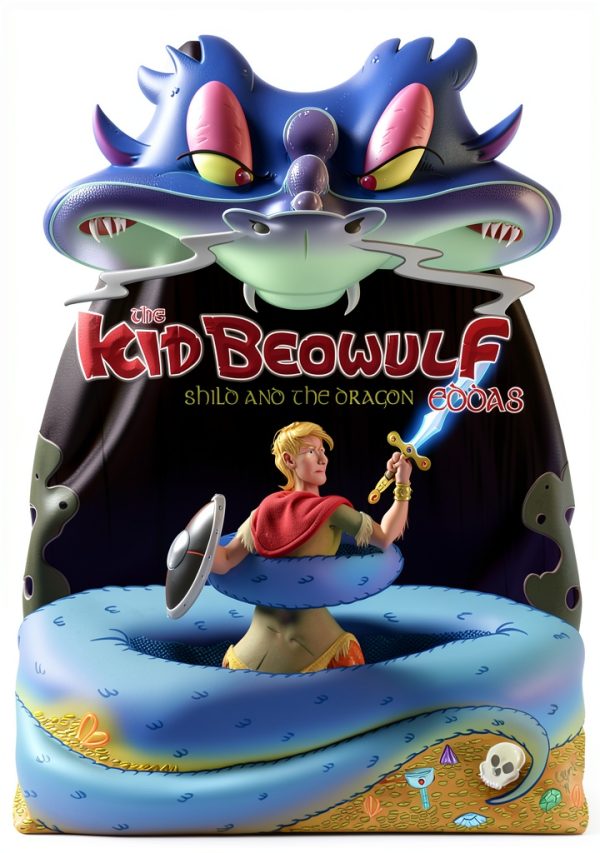 Kid Beowulf Comics Kindle Edition Fairy Tale Graphic Novel for Teens-0