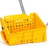 Industrial Mop Bucket Generic 5.28 Gallon Yellow with Side Wringer-3