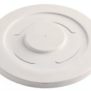Winco Lid for White Trash Can, 20gln, NSF-0