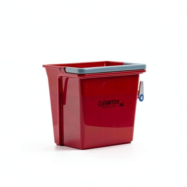 Restaurantware Clean Tek 6 Quart Cleaning Bucket, Red 6 Qt Utility-6