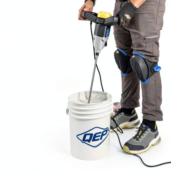 5 Gallon Mixing Bucket QEP 90 mil HDPE White Round Bucket-3