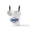 5 Gallon Mixing Bucket QEP 90 mil HDPE White Round Bucket-1