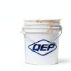 5 Gallon Mixing Bucket QEP 90 mil HDPE White Round Bucket-2