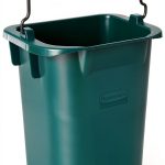 Rubbermaid Commercial Products Heavy-Duty Cleaning Pail, 5-Quart, Green, Utility Bucket with Built-In Spout and Handle for House Cleaning/Storage/Livestock Feeding/Car Washing-0