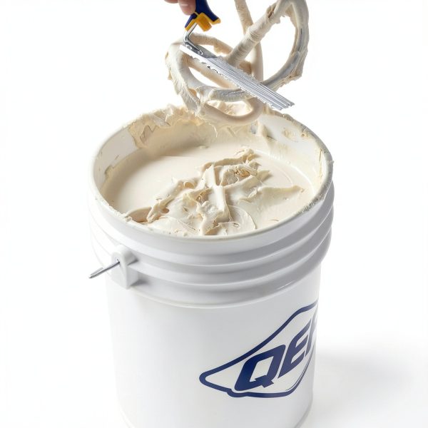 5 Gallon Mixing Bucket QEP 90 mil HDPE White Round Bucket-6